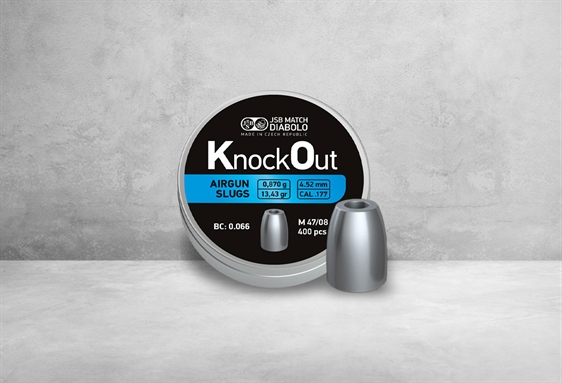 JSB KnockOut Slugs 4.52 mm 13.43 grain