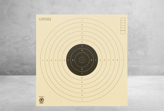 ISSF Shooting targets 10m air pistol, Numbered, 250 pcs 